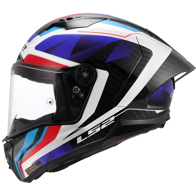 Integrální helma na motorku LS2 FF805 Thunder C GP Aero Raute modro-červená