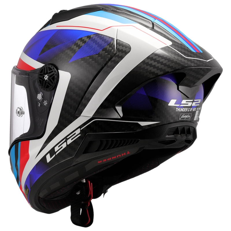 Integrální helma na motorku LS2 FF805 Thunder C GP Aero Raute modro-červená