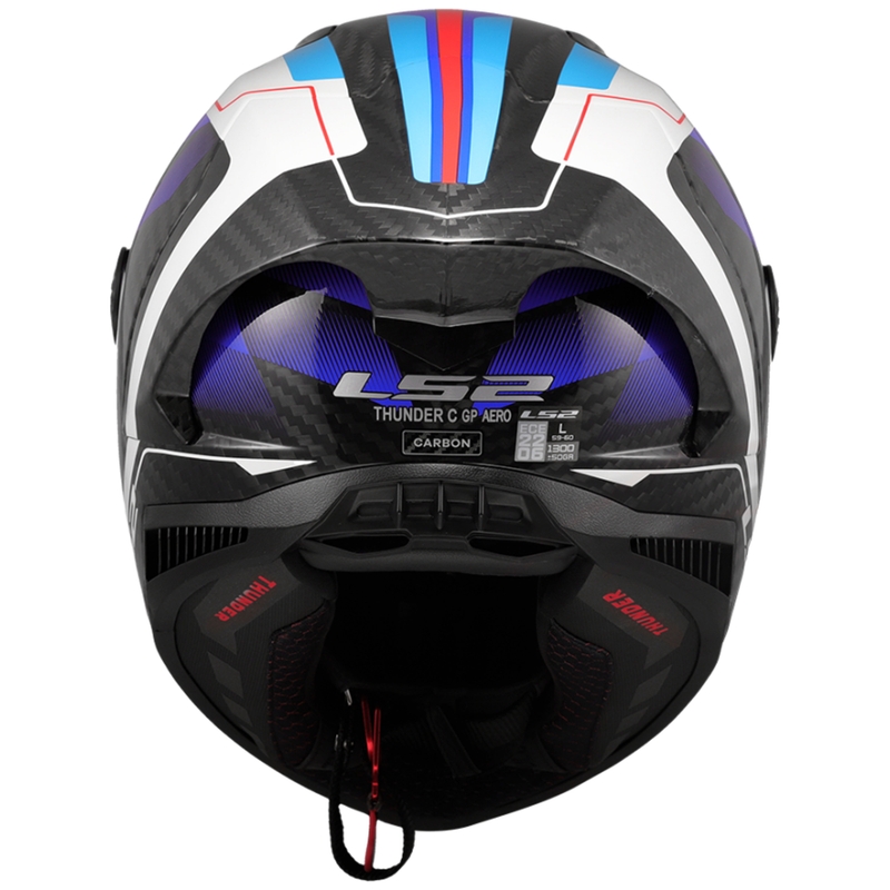 Integrální helma na motorku LS2 FF805 Thunder C GP Aero Raute modro-červená
