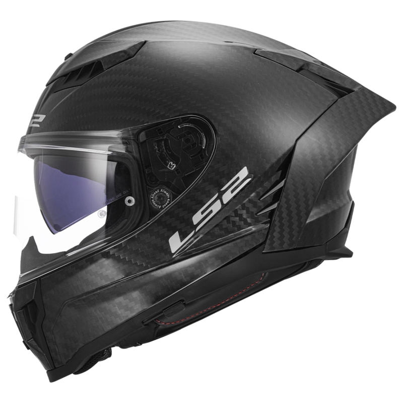 Integrální helma na motorku LS2 FF807 Dragon Carbon matná černá