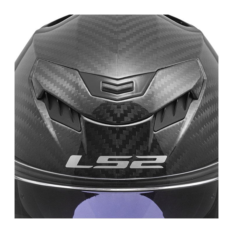 Integrální helma na motorku LS2 FF807 Dragon Carbon matná černá
