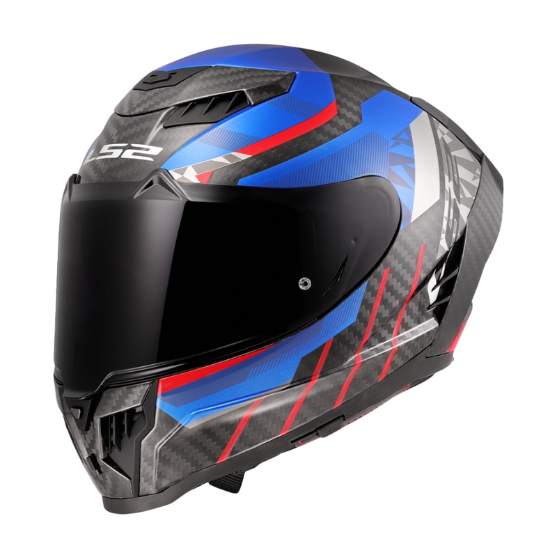 Integrální helma na motorku LS2 FF807 Dragon Trax modro-červená
