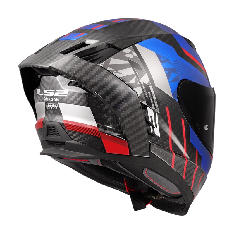 Integrální helma na motorku LS2 FF807 Dragon Trax modro-červená