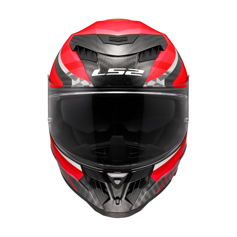 Integrální helma na motorku LS2 FF807 Dragon Trax červená