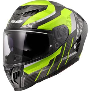Integrální helma na motorku LS2 FF807 Dragon Trax fluo žlutá