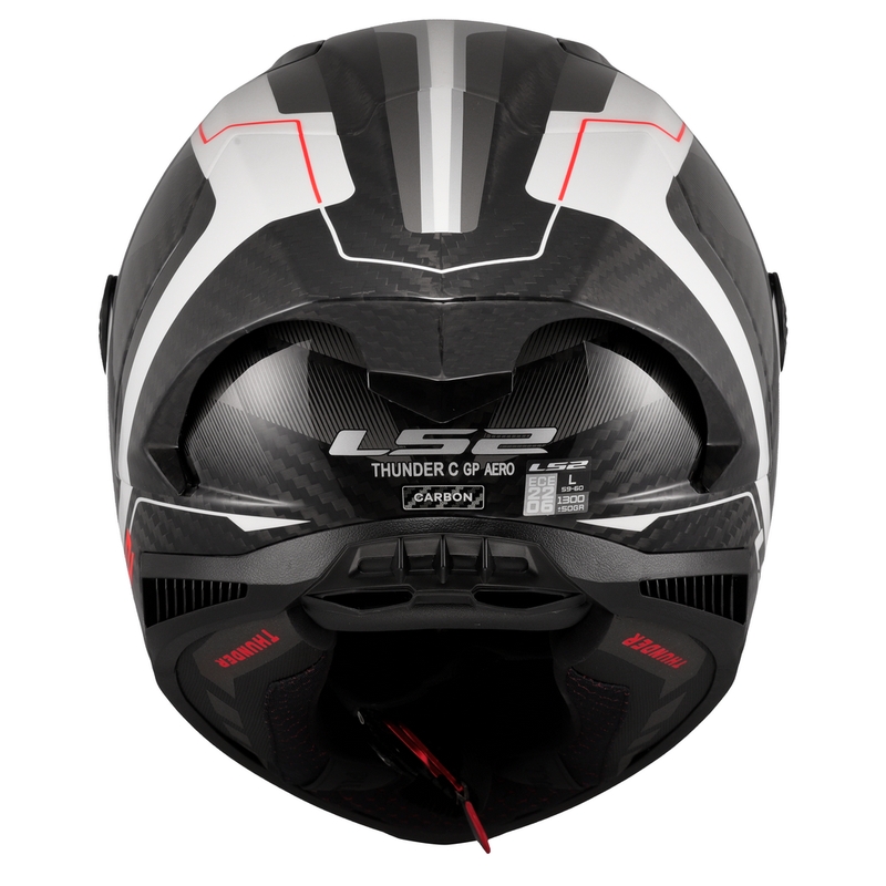 Integrální helma na motorku LS2 FF805 Thunder C GP Aero Raute bílo-šedá