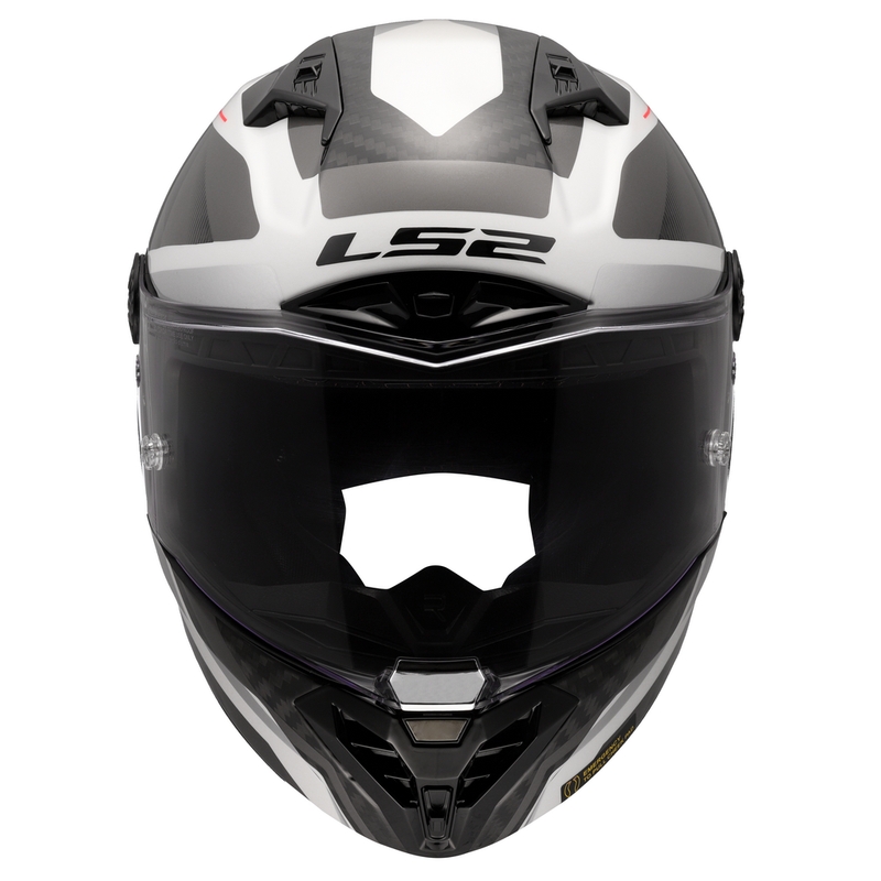 Integrální helma na motorku LS2 FF805 Thunder C GP Aero Raute bílo-šedá