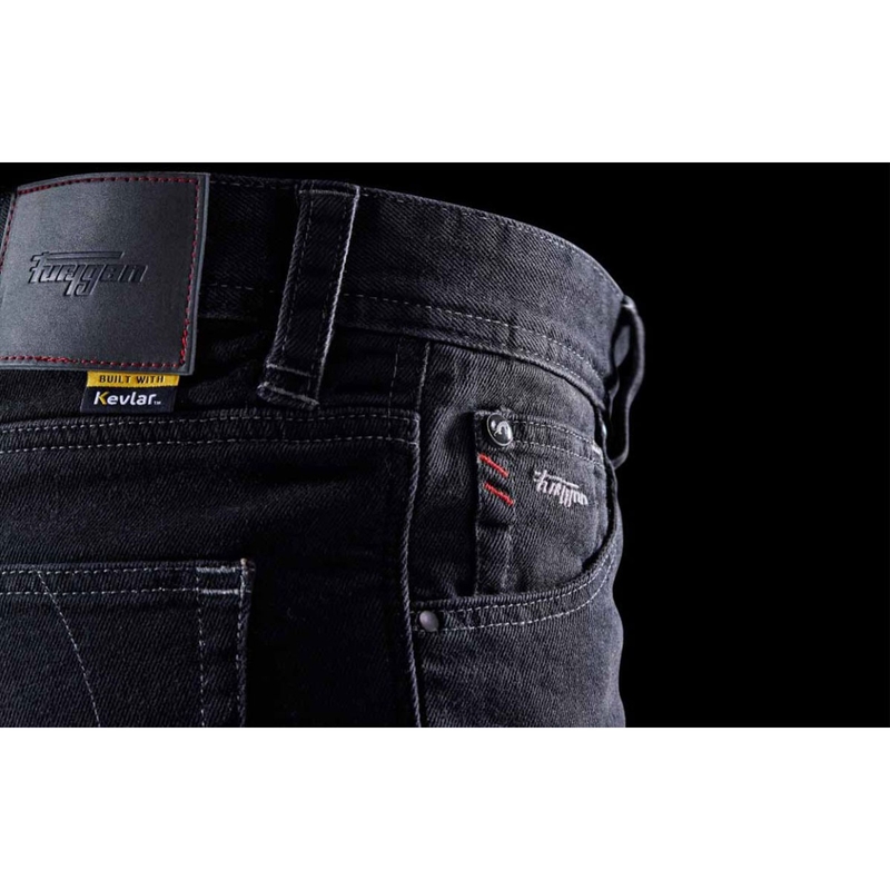 Džíny na motorku Furygan D12 X Kevlar® Straight černé