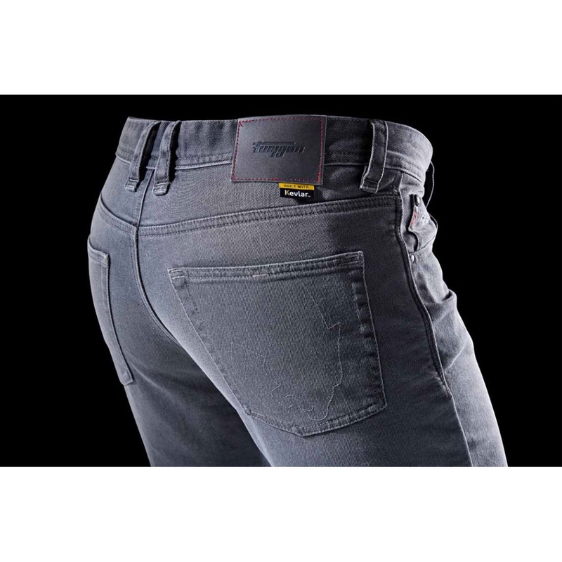 Džíny na motorku Furygan D12 X Kevlar® Straight šedé