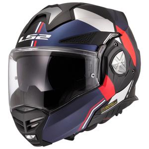 Překlápěcí helma na motorku LS2 FF901 Advant X Ultra modro-červená