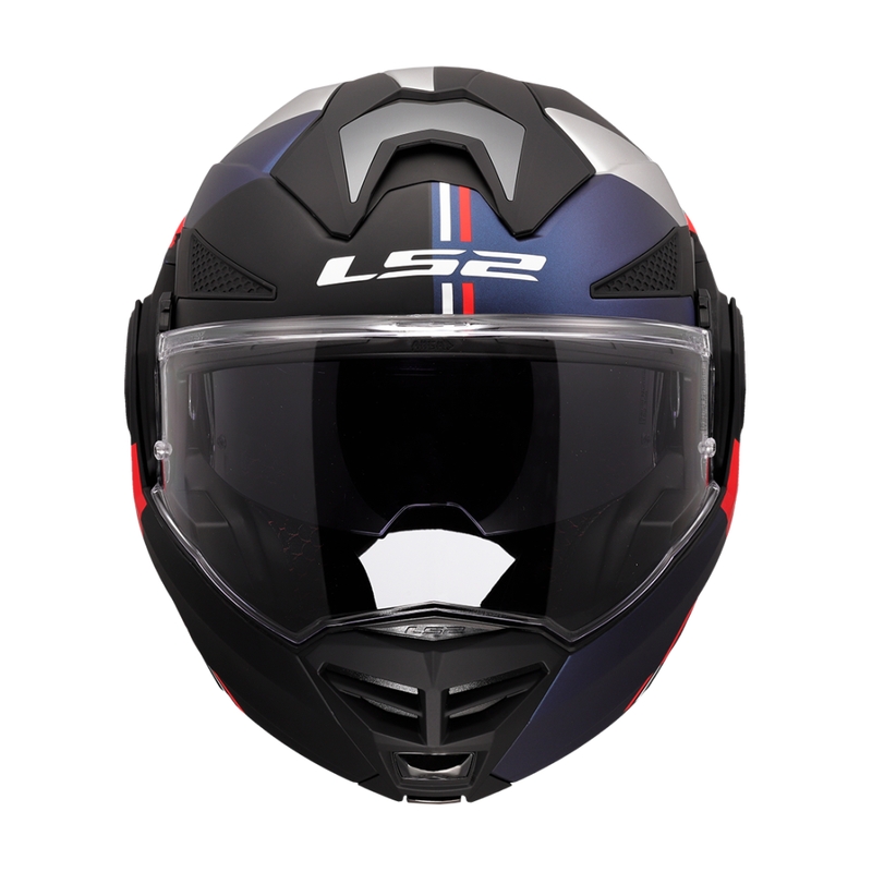 Překlápěcí helma na motorku LS2 FF901 Advant X Ultra modro-červená