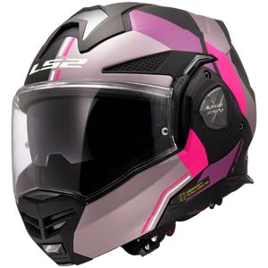 Překlápěcí helma na motorku LS2 FF901 Advant X Ultra šedo-fialová
