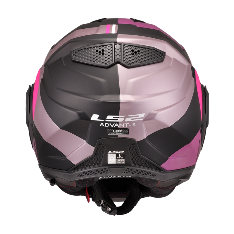Překlápěcí helma na motorku LS2 FF901 Advant X Ultra šedo-fialová