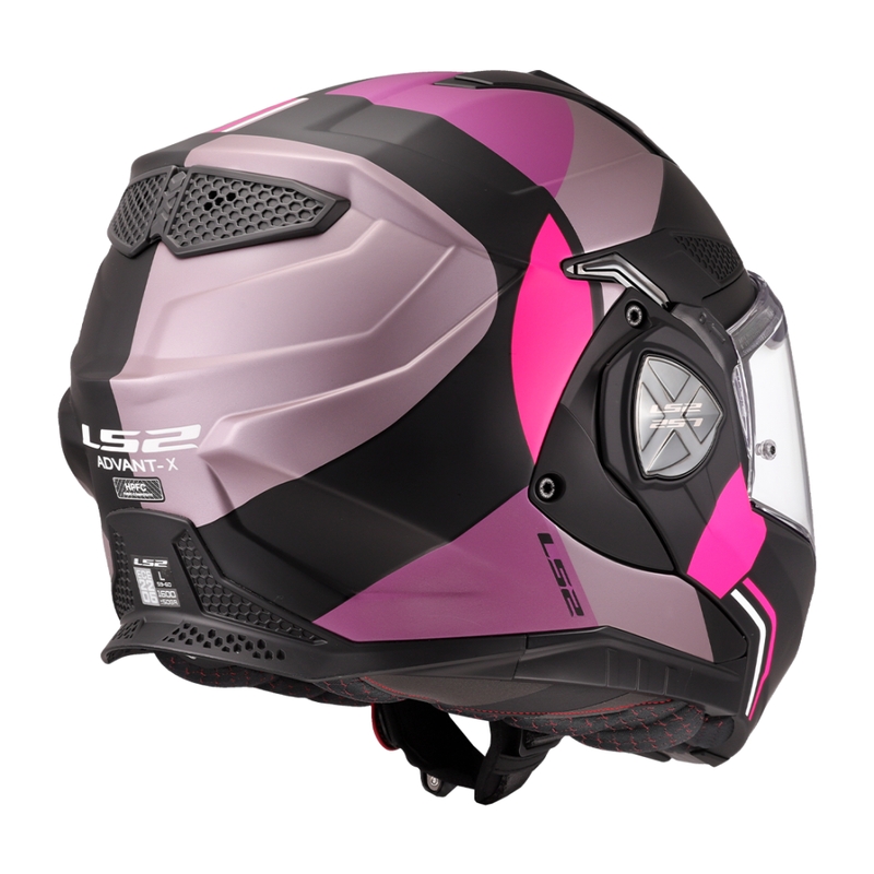 Překlápěcí helma na motorku LS2 FF901 Advant X Ultra šedo-fialová