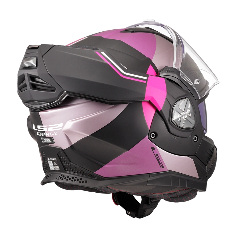 Překlápěcí helma na motorku LS2 FF901 Advant X Ultra šedo-fialová