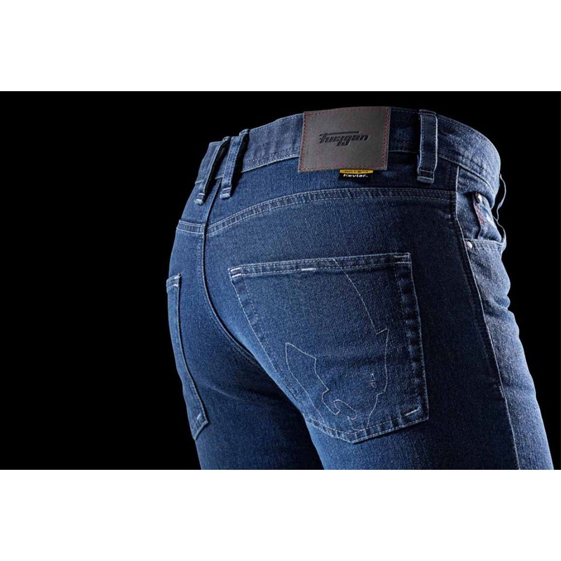 Džíny na motorku Furygan K12 X Kevlar® Straight modré