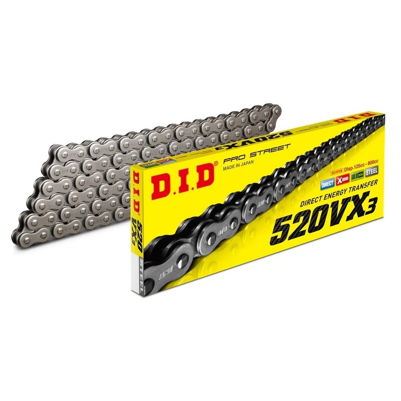 VX série X-Kroužkový řetěz D.I.D Chain 520VX3 116 článků