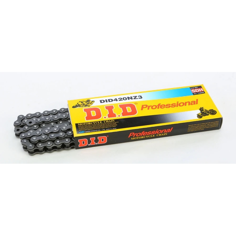Zesílený netěsněný řetěz D.I.D Chain 420NZ3 SDH 4800 článků ocel