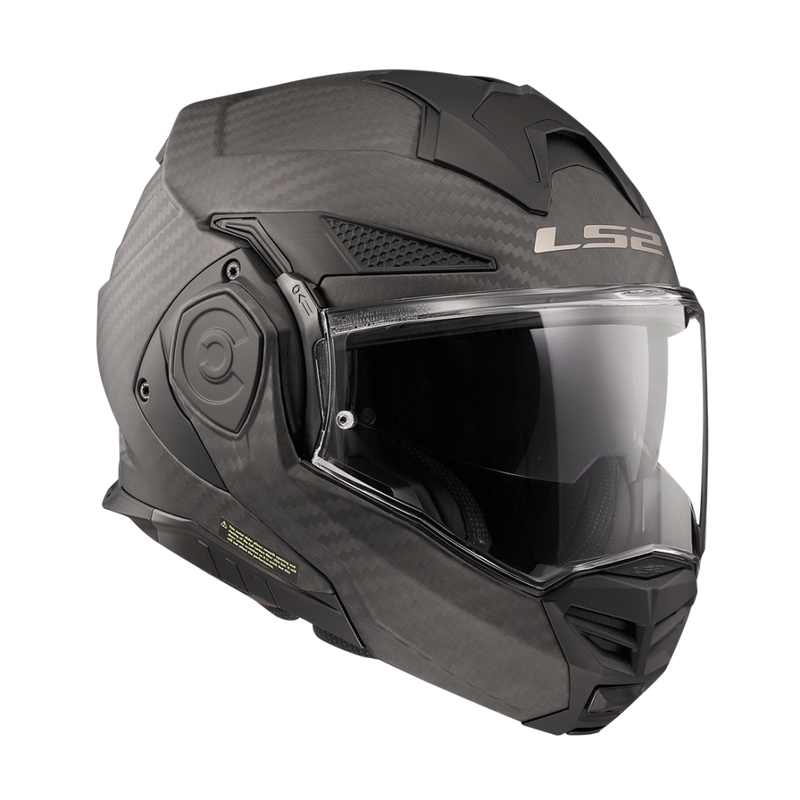 Překlápěcí helma na motorku LS2 FF901 Advant X Solid Carbon matná černá