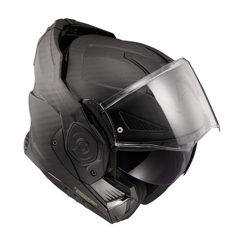 Překlápěcí helma na motorku LS2 FF901 Advant X Solid Carbon matná černá
