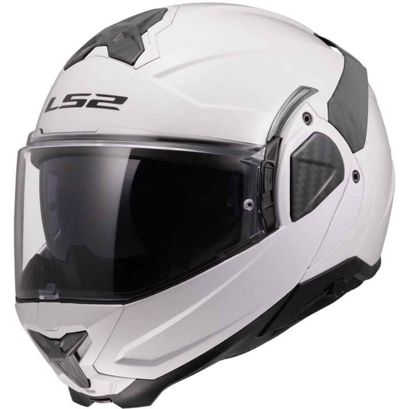 Překlápěcí helma na motorku LS2 FF910 Advant II Solid bílá