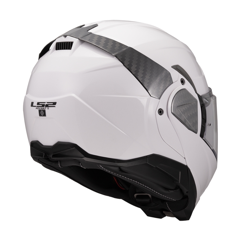 Překlápěcí helma na motorku LS2 FF910 Advant II Solid bílá