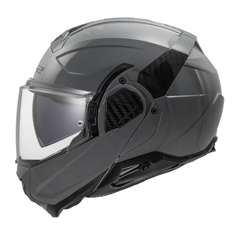 Překlápěcí helma na motorku LS2 FF910 Advant II Solid Nardo šedá