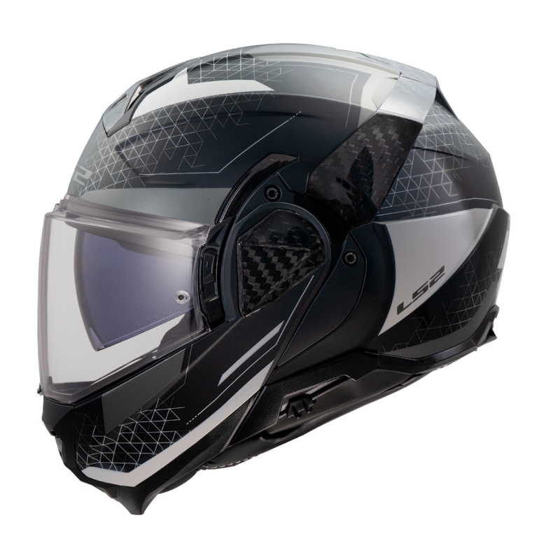 Překlápěcí helma na motorku LS2 FF910 Advant II Astral matná šedá