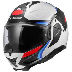 Překlápěcí helma na motorku LS2 FF910 Advant II Triple bílo-modro-červená