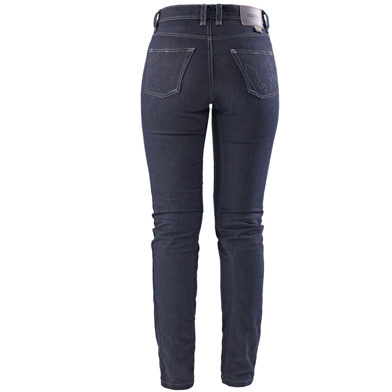 Dámské džíny na motorku Furygan Nikita X Kevlar® Mom Fit tmavě modré
