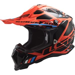 Motokrosová helma LS2 MX700 Subverter Stomp oranžovo-černá