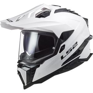 Enduro helma na motorku LS2 MX701 C Explorer Solid bílá