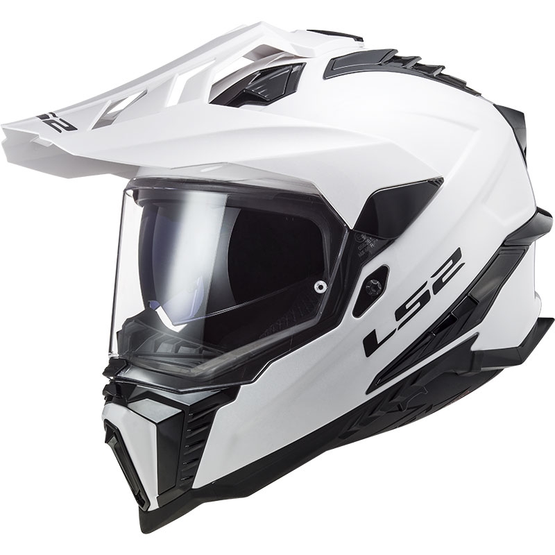 Enduro helma na motorku LS2 MX701 Explorer Solid bílá