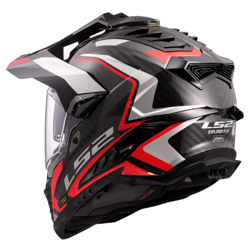 Enduro helma na motorku LS2 MX701 Explorer C Frontier II červená