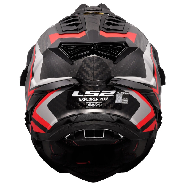 Enduro helma na motorku LS2 MX701 Explorer C Frontier II červená