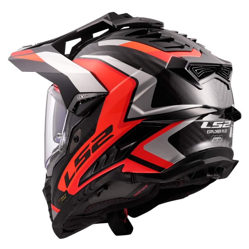 Enduro helma na motorku LS2 MX701 Explorer C Frontier II oranžová
