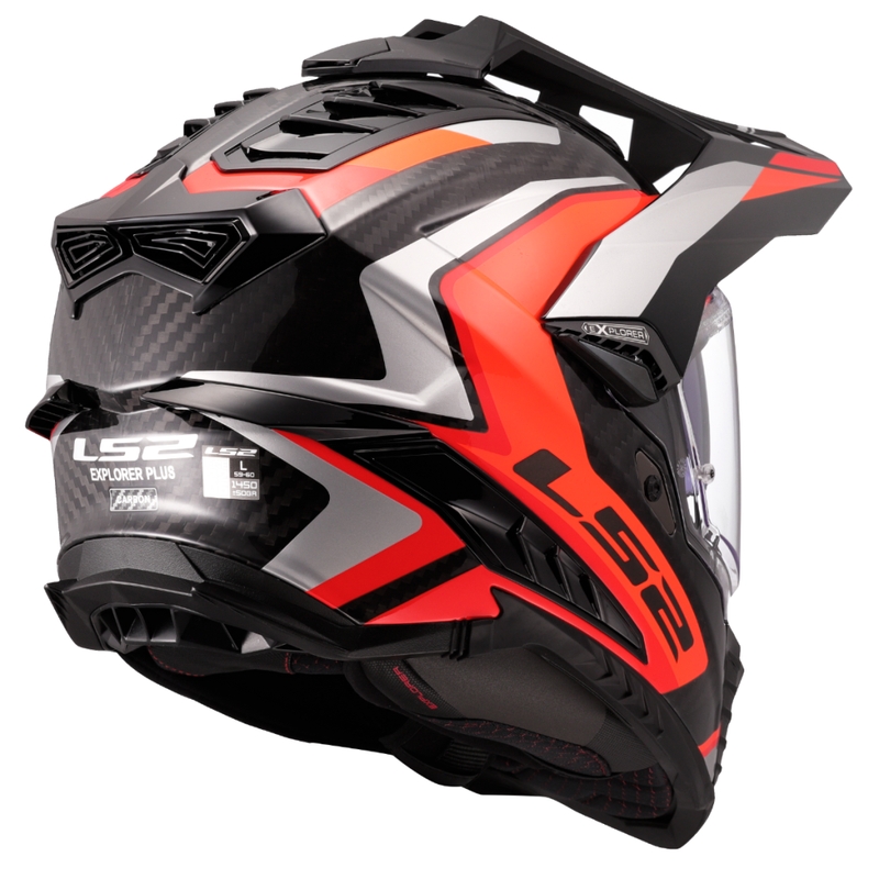 Enduro helma na motorku LS2 MX701 Explorer C Frontier II oranžová