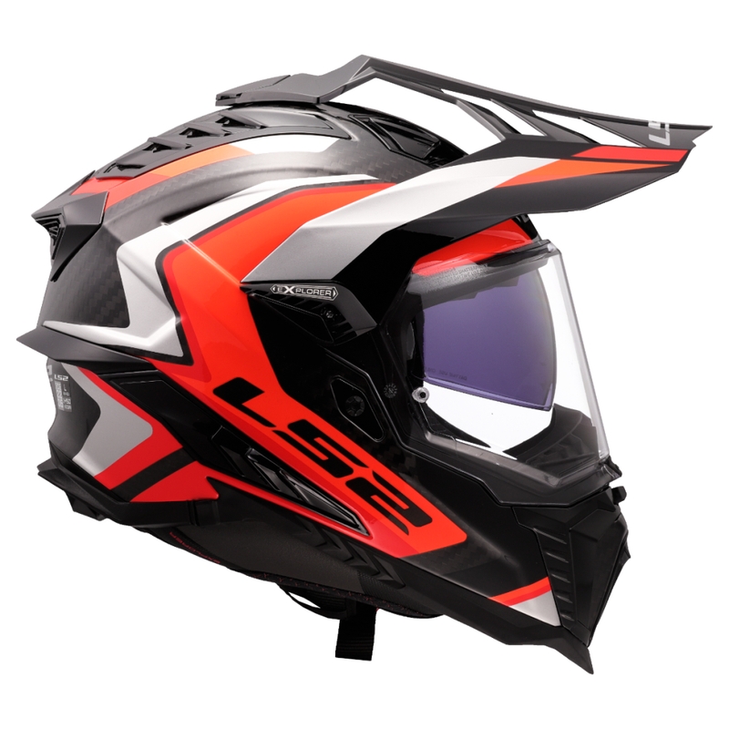 Enduro helma na motorku LS2 MX701 Explorer C Frontier II oranžová