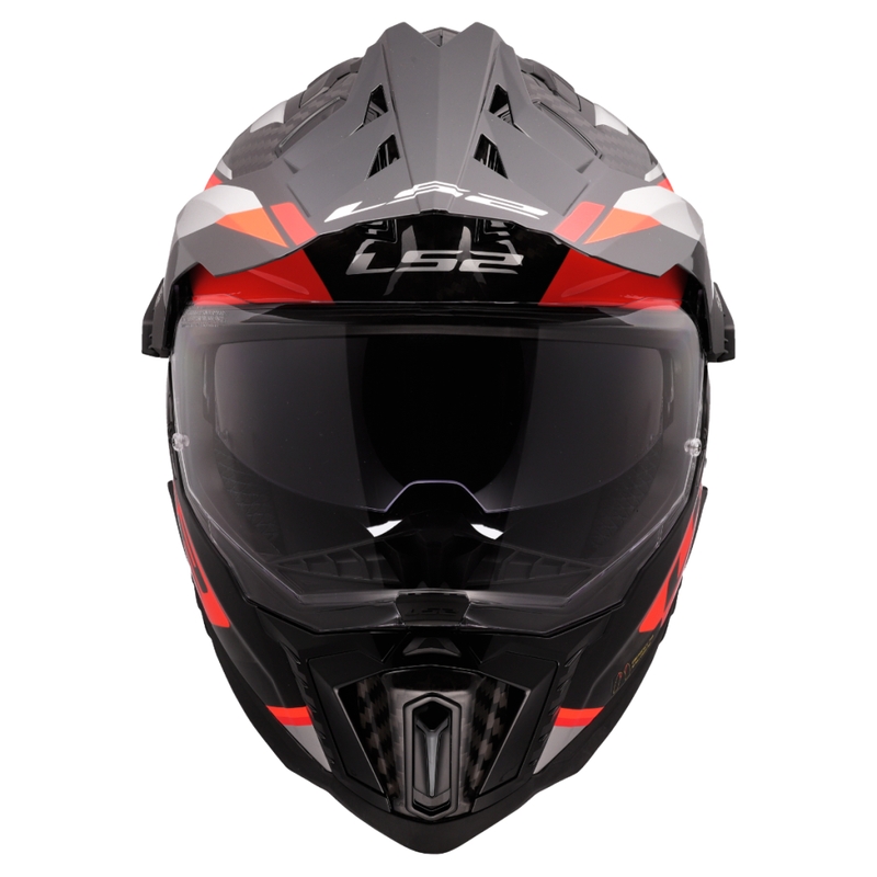 Enduro helma na motorku LS2 MX701 Explorer C Frontier II oranžová