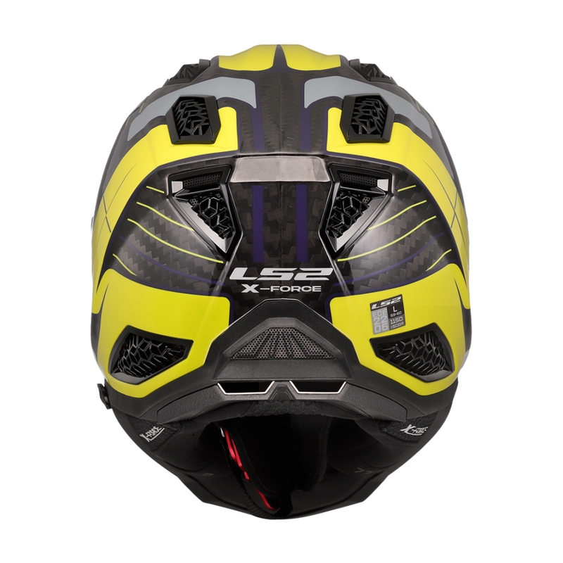 Motokrosová helma LS2 MX703 X-Force Galuo šedo-fluo žlutá