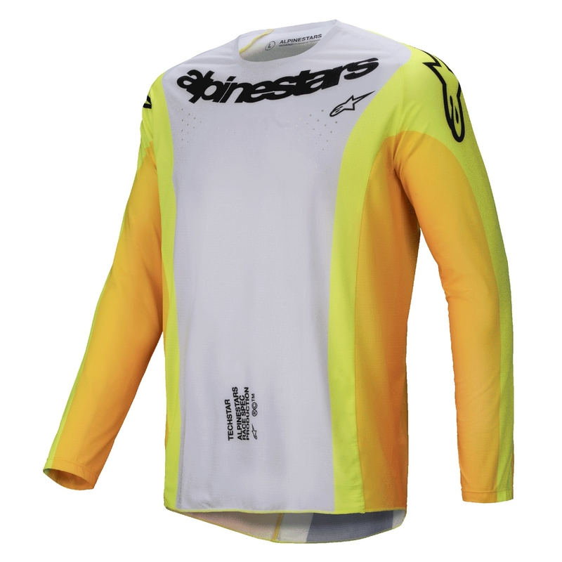 Motokrosový dres Alpinestars Techstar Melt žluto-černý