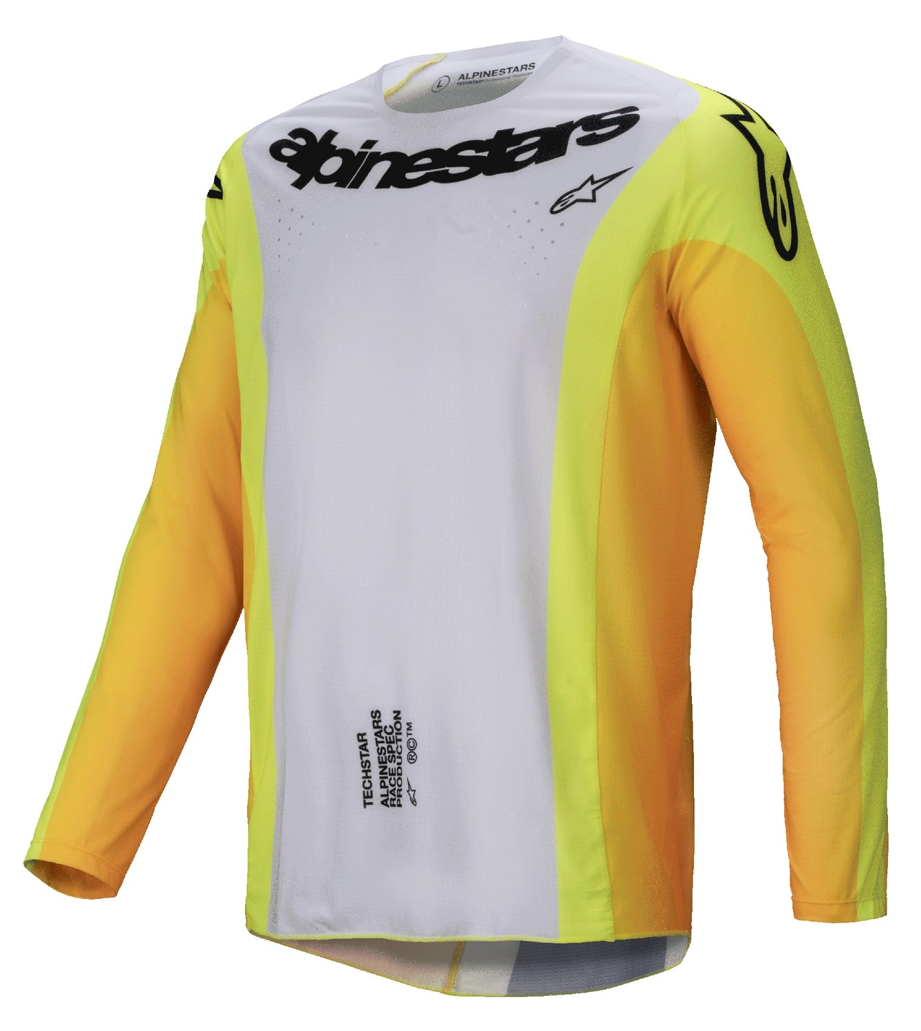 Motokrosový dres Alpinestars Techstar Melt žluto-černý Velikost: S