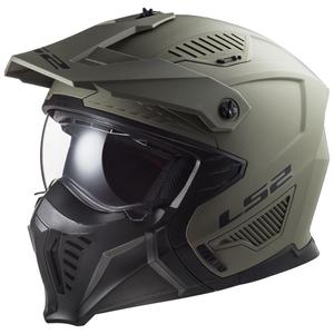 Helma na motorku LS2 OF606 Drifter Solid matná písková