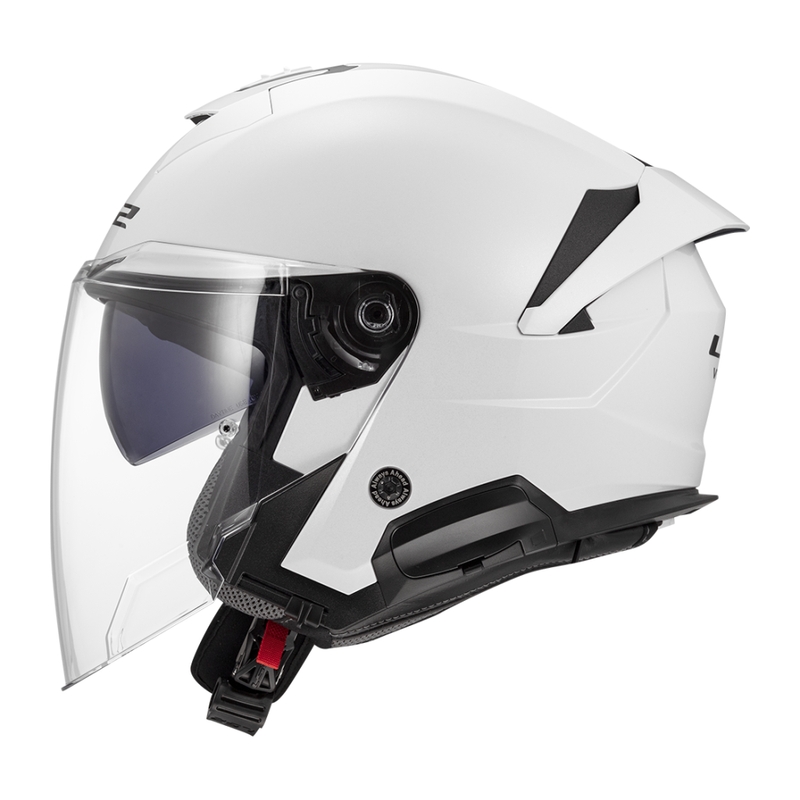 Otevřená helma na motorku LS2 OF618 Verso II Solid bílá