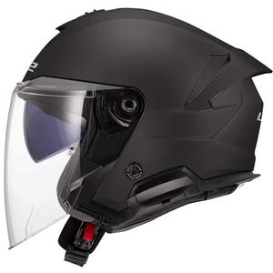 Otevřená helma na motorku LS2 OF618 Verso II Solid matná černá