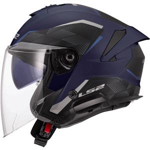 Otevřená helma na motorku LS2 OF618 Verso II Air tmavě modrá