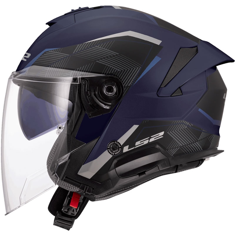 Otevřená helma na motorku LS2 OF618 Verso II Air tmavě modrá