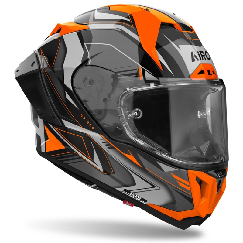 Integrální helma na motorku Airoh GP800 Must oranžová