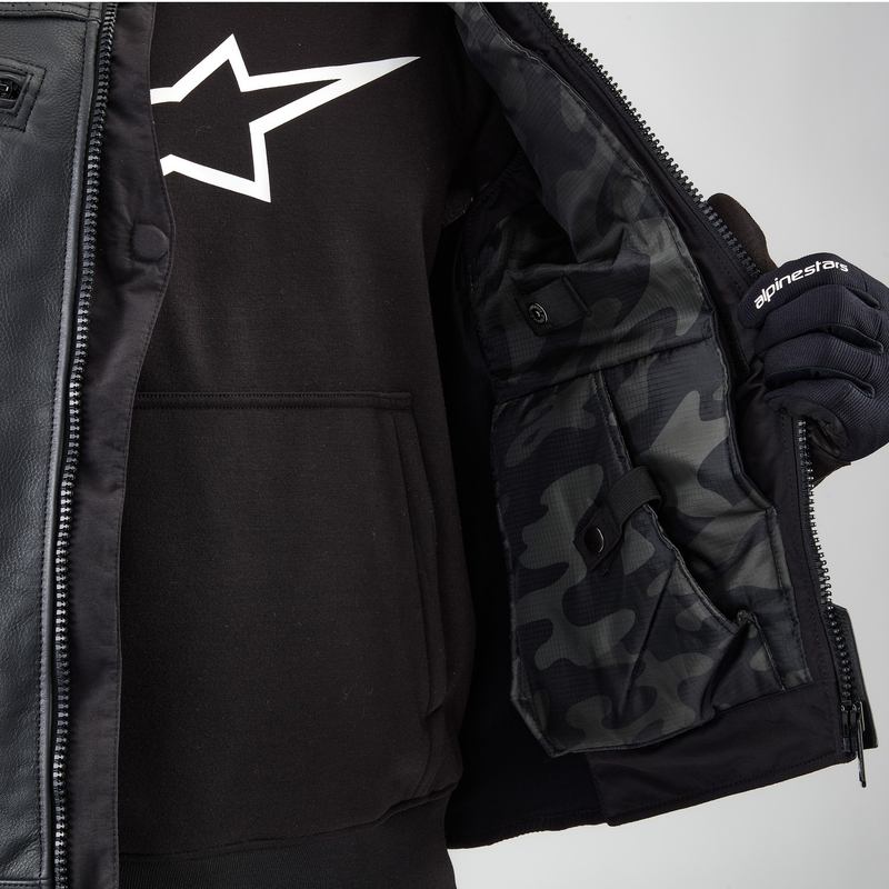 Airbagová vesta Alpinestars TECH-AIR®3 V2 LEATHER system černá