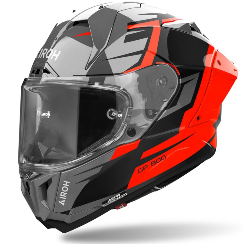 Integrální helma na motorku Airoh GP800 Master oranžová